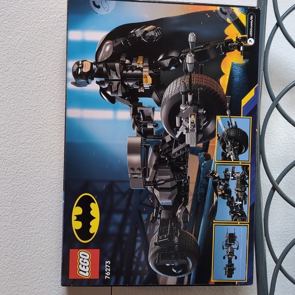 Lego 76273 Batman Construction Figure and The Bat Pod Bike,New In Box. - Picture 2 of 2